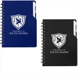 SH6927 Spiral Notebook With Pen And Custom Imprint